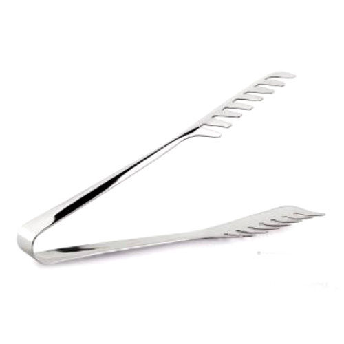 Stainless Steel Round Spaghetti Tong - Color: Silver