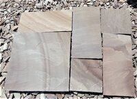 Rippon Buff Sandstone Paving Slabs for outdoor Patio paving Pathways Walkways
