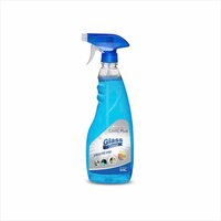 Ayushmi Care Plus Glass Cleaner - Liquid, 500 ml, Blue | Non-Streaking, Ammonia-Free, Natural Blend Fragrance, Residue-Free Sparkling Finish