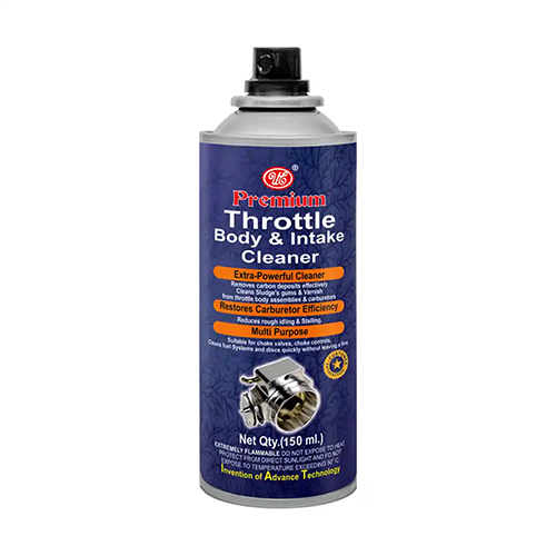 Premium Throttle Body Cleaner - 150ml Air Intake Remover Spray | Fast-Acting Formula, Optimized for Auto Maintenance, Effective for Car Polishing