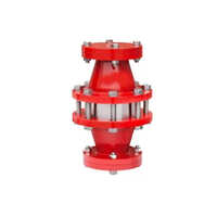 Atex Certified Flame Arrester - Stainless Steel, 50 Millimeters, Red Color | Industrial Hazard Flame Prevention Device With 1-year Warranty