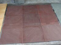 Mandana Red Chocolate Sandstone Tiles Paving Slabs