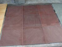 Mandana Red Chocolate Sandstone Paving Slabs