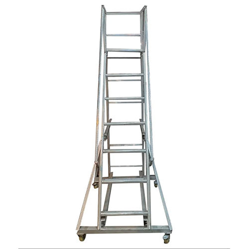 Aluminum Trolley Step Ladder