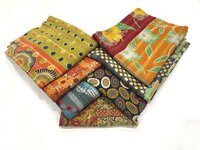 Vintage Kantha Quilts - 100% Cotton, Assorted Sizes, Multi-color Printed Design | Handmade For Home Dã©cor, Multi-purpose Use