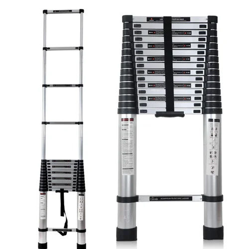 High Quality 16 Feet Aluminum Telescopic Tower Ladder