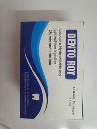 Dento Roy - Glass, Metal | 1.7cm X 1.7cm Dimensions, 2% Lidocaine, Sterile Packaging, Easy Application, Effective Pain Relief, Fast Acting