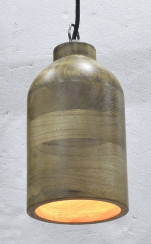 14 Inch Wooden Light Pendant - Application: Interior Decor