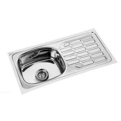 Prince Sqaure ISI Single Sink with Drain Board