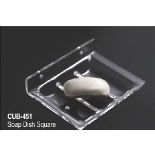 CUB 451 Soap Dish Sqaure Sky Unbreakable