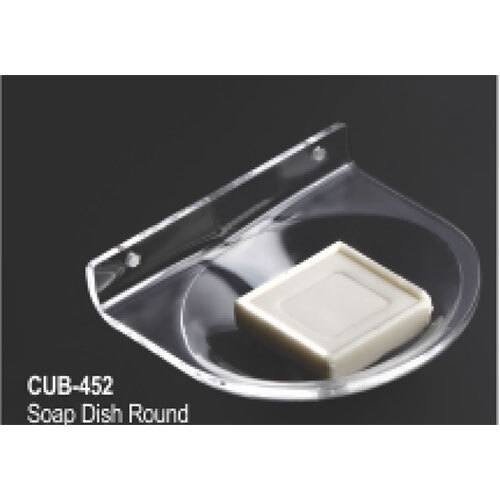 CUB 452 Soap Dish Round Sky Unbreakable