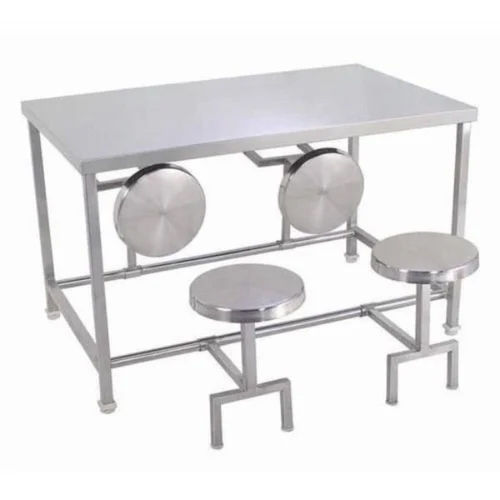 Stainless Steel Dinning Table And Chairs