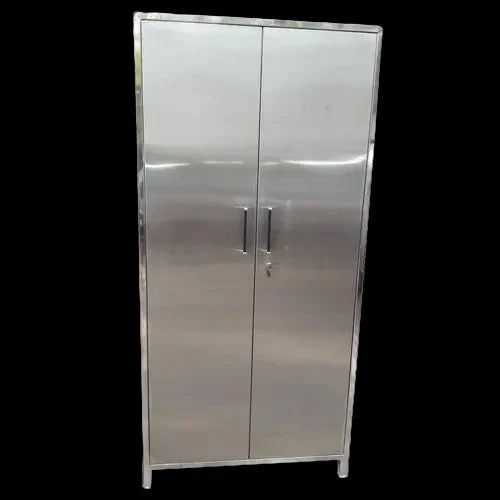 Pharma SS 4 Door Locker With Cupboard