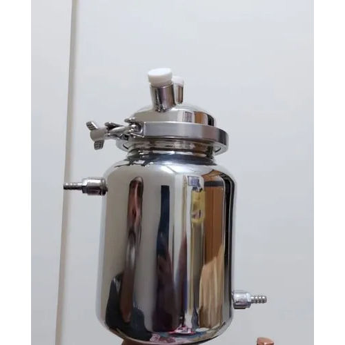 Stainless Steel 2 Liter Jocketed Vessel