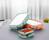 Plastic Steel Insulated Lunch Box