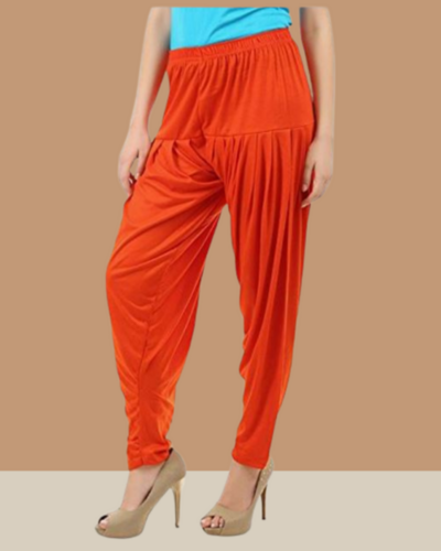 Orange Color Viscose Rayon Patiala