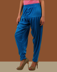 Turquoise Blue Viscose Rayon Patiala