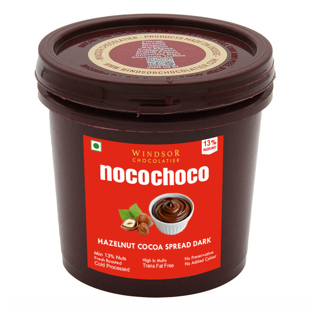 Hazelnut Cocoa Dark Chocolate Spread - Pack Size: 1 Kg