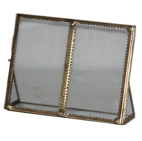 15 Cm Antique Frame 2 Partition Mirror - Application: Interior Decor