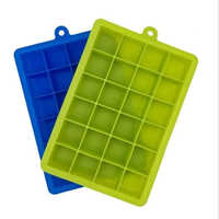 24 Square Silicone Ice Cube Tray