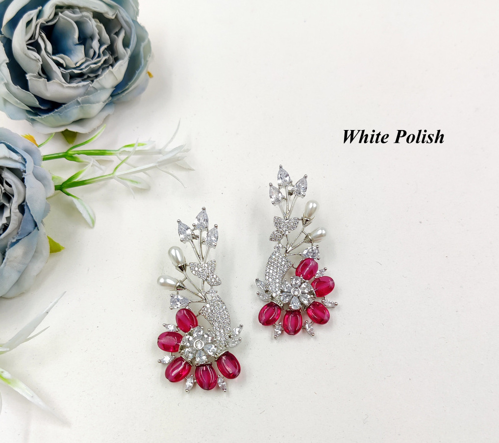 Fashionable Designer American Diamond Earings