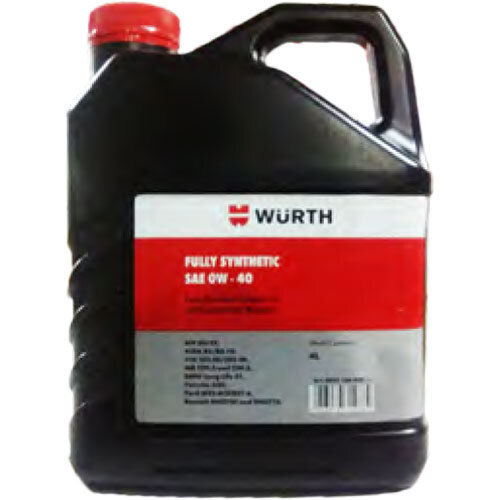 Black Engine Oil 0W 40  Fully Synthetic