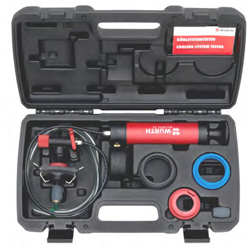 COOLING SYSTEM TESTER WITH  INFLATABLE SEALING BLADDER