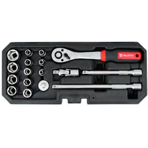 17 PCS HEX SOCKET WRENCH SET
