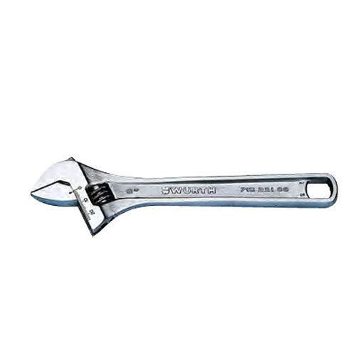 Silver Adjustable Open-End Wrench