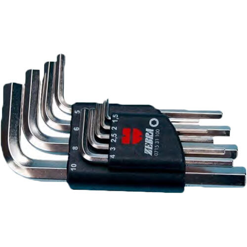 ALLEN KEY SET SHORT  1.5 - 10 mm, 9 pcs