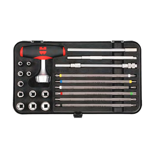 T-HANDLE RATCHET SCREW DRIVER SET 21 pcs