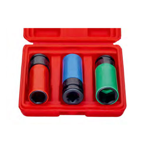 1-2 INCH IMPACT SOCKET WRENCH SET - 3 pcs