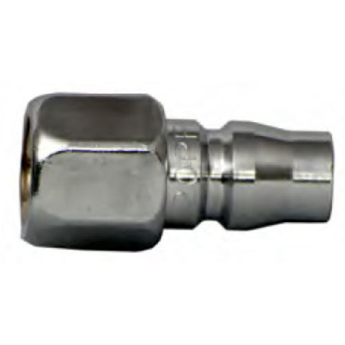 Silver Male Plug Steel In Thread - 1-4