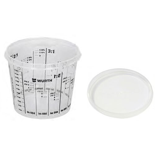 PAINT MIXING CUPS & LIDS