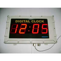 Flameproof Digital Clock Die Cast Aluminium