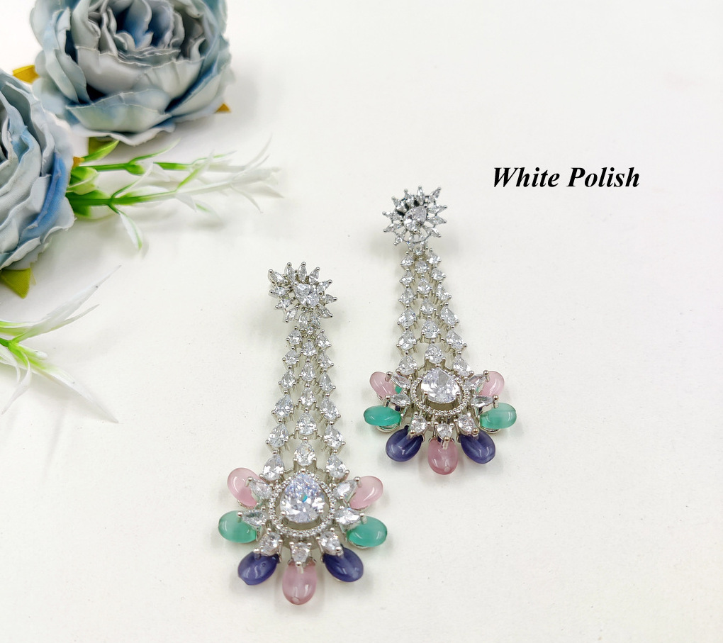 Fashionable American Diamond Earring