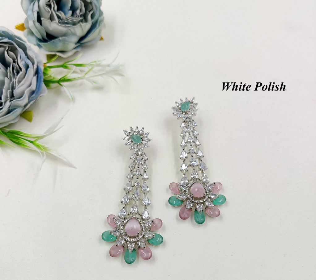 Fashionable American Diamond Earring