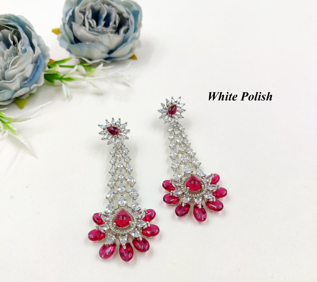 Fashionable American Diamond Earring