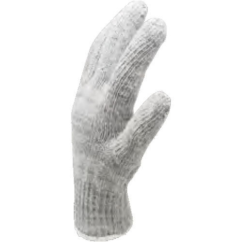 White Protective Glove Cotton Knitted 40 G - Grey