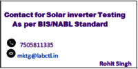 Solar Inverter Testing Services