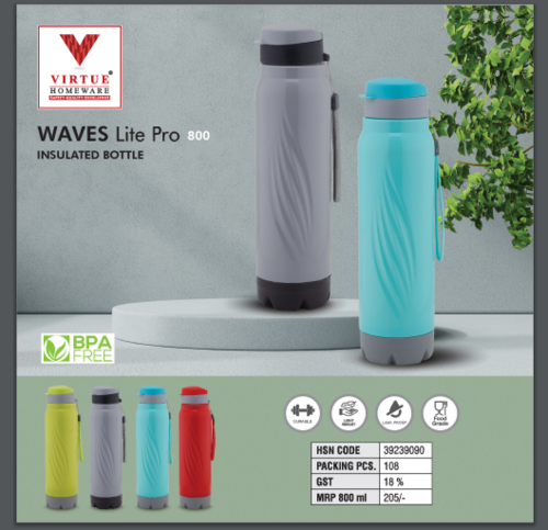 WAVES LITE PRO VIRTUE HOMEWARE INSULATED WATER BOTTLE