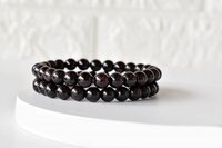 Natural Garnet Bracelet Crystal Beaded Bracelet