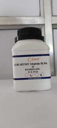 Lead Acetate Trihydrate 99.5% Ar (500 Gm) - White Crystalline Compound, Chemical Formula: Pb(ch3coo)2â·3h2o, Analytical Grade, Water Soluble