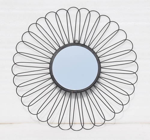 31 Inch Metal Frame Mirror