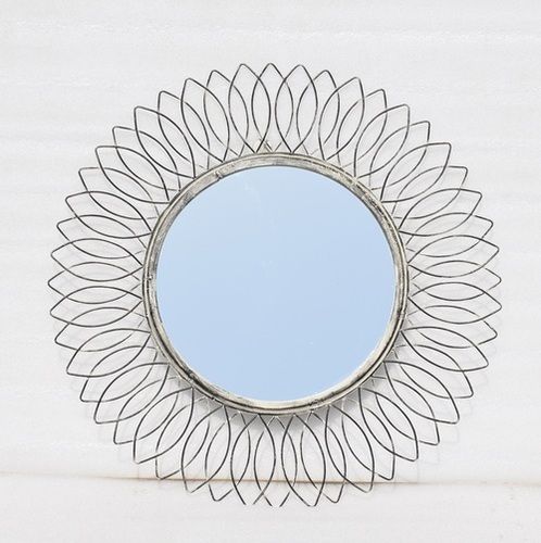 25 Inch Metal Frame Mirror