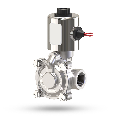 Uflow Pilot Operated Diaphragm Valve With Round Metallic Coil