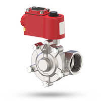 Uflow Pilot Operated Metal Diaphragm Valve With Flameproof Coil