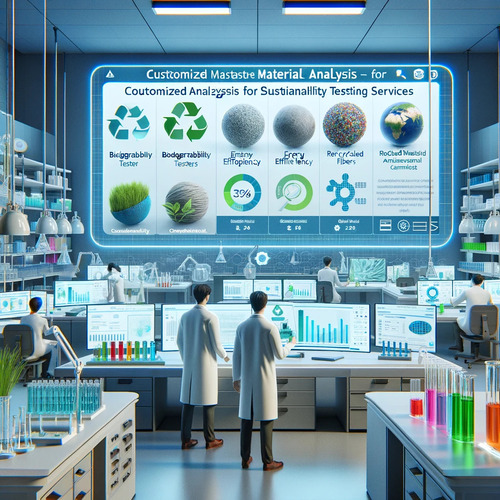 Customized Material Analysis for Sustainability Testing Services