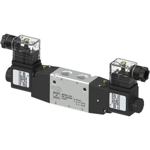 Grey 5-2 Way Double Solenoid Valve