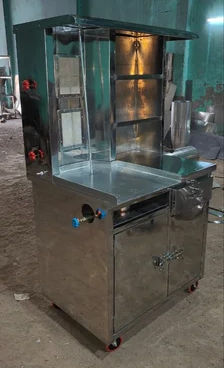 Eco Friendly 2 Burner Stainless Steel Shawarma Machine